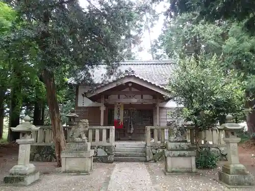 川田神社の本殿・本堂