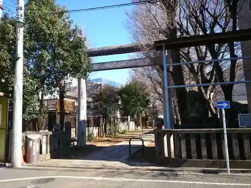 駒込天祖神社の鳥居