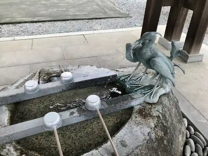 白鷺神社の手水舎