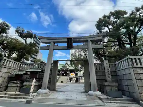 難波神社の鳥居