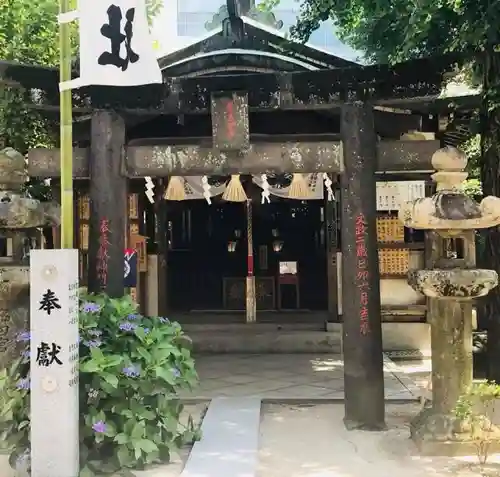 櫛田神社の鳥居