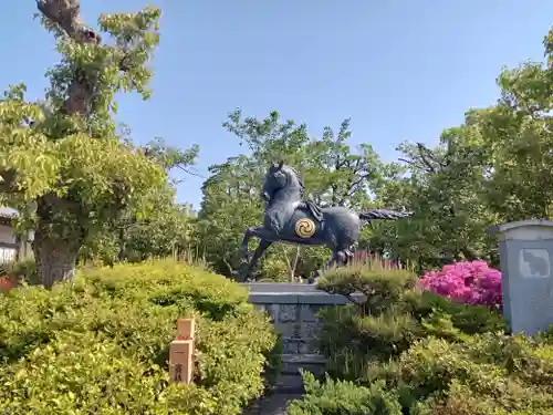 誉田八幡宮の狛犬