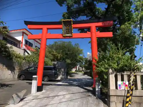 綱敷天満宮の鳥居