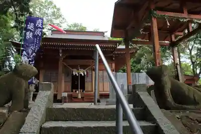 阿久津「田村神社」(郡山市阿久津町)旧社名:伊豆箱根三嶋三社の本殿・本堂