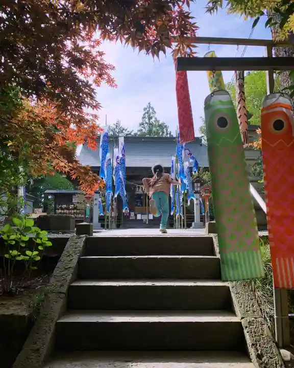 滑川神社 - 仕事と子どもの守り神(福島県)