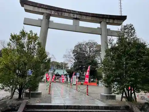 城山八幡宮の鳥居