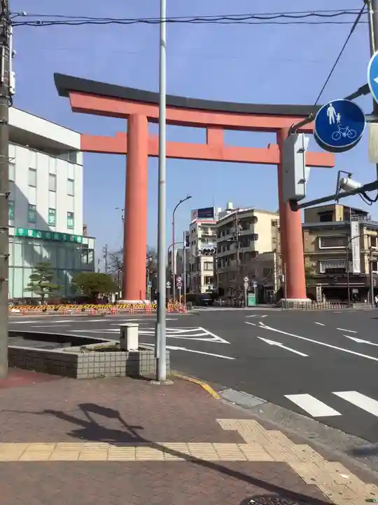 豊國神社の鳥居
