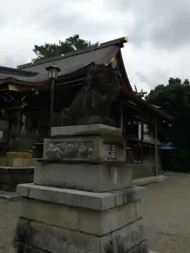 健田須賀神社の狛犬