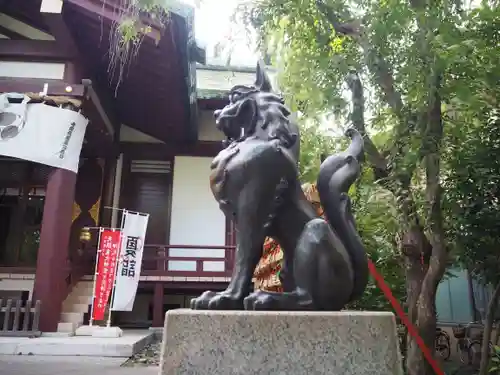 稲毛神社の狛犬