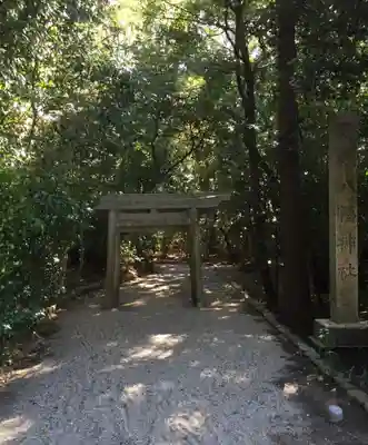 津八幡宮の鳥居