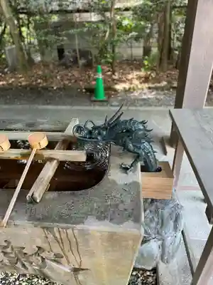 氷上姉子神社(熱田神宮摂社)の手水舎