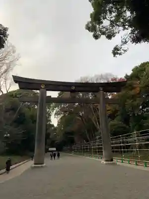 明治神宮の鳥居