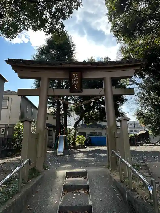 熊野神社の鳥居