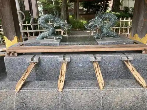 大國魂神社の手水