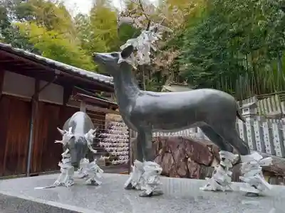 北山鹿島神社の像