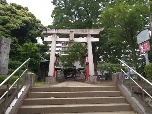 江古田氷川神社の鳥居