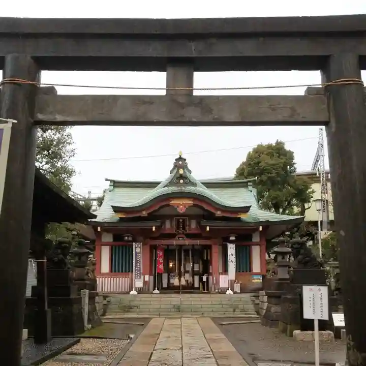 鮫州八幡神社の鳥居