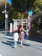 川越八幡宮の鳥居