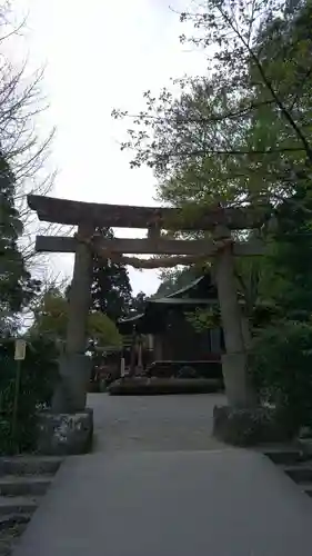 山寺日枝神社の鳥居