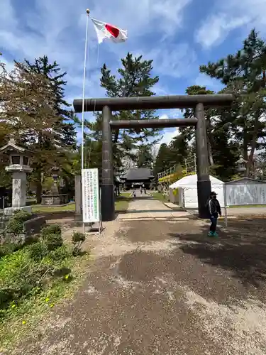 青森縣護國神社の鳥居