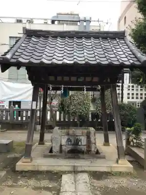 柏神社の手水舎