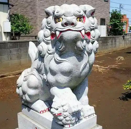 針ヶ谷氷川神社の狛犬