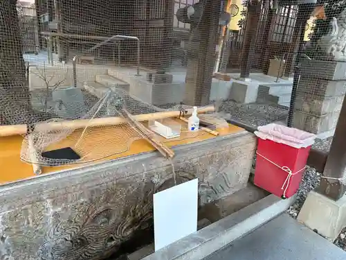 朝椋神社の手水舎