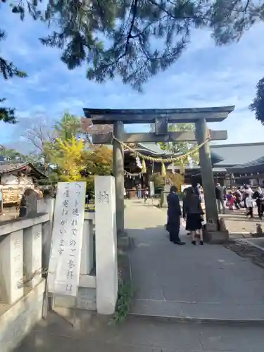 行田八幡神社の鳥居