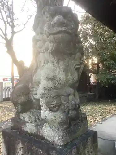 加納八幡神社の狛犬