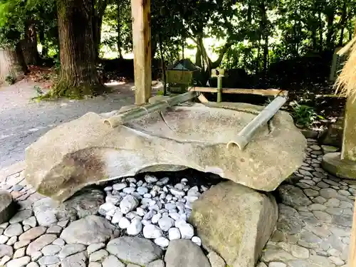 白髪神社の手水