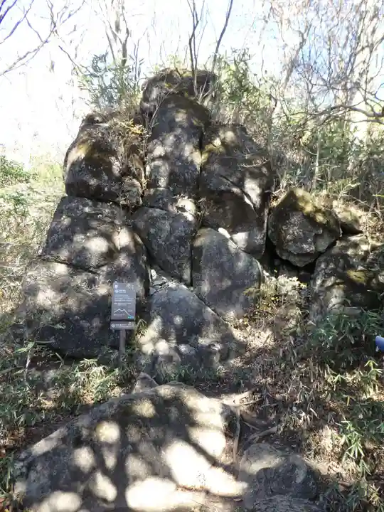 筑波山神社 女体山御本殿の周辺