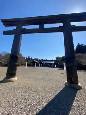 吉野神宮の鳥居