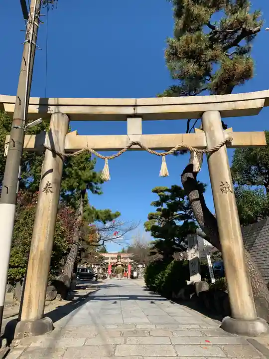 阿部野神社の鳥居