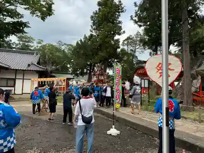 生島足島神社のお祭り