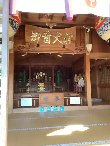 御首神社の本殿・本堂