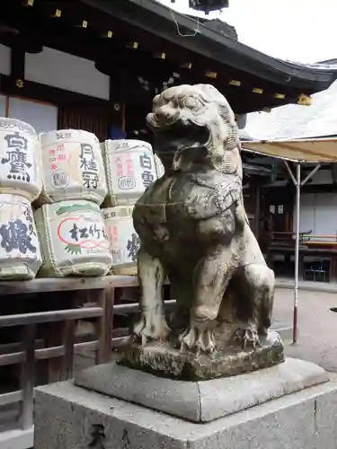 大阪天満宮の狛犬