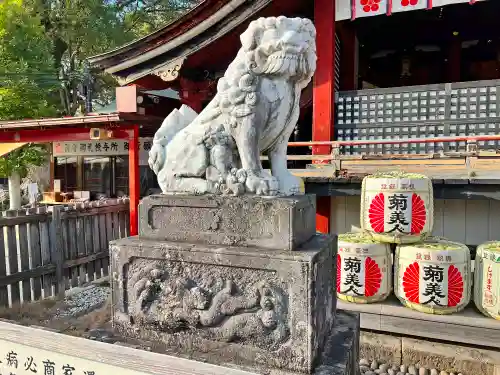 水田天満宮の狛犬