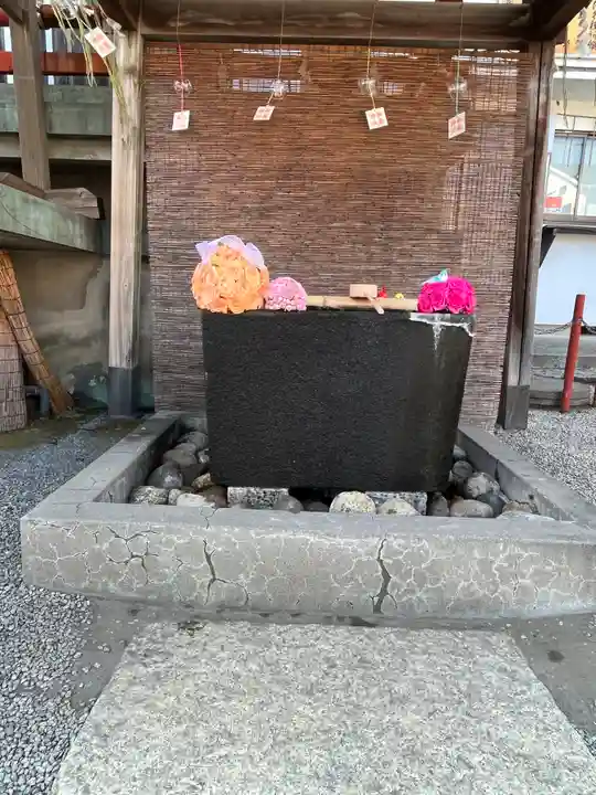 上尾御嶽神社の手水舎