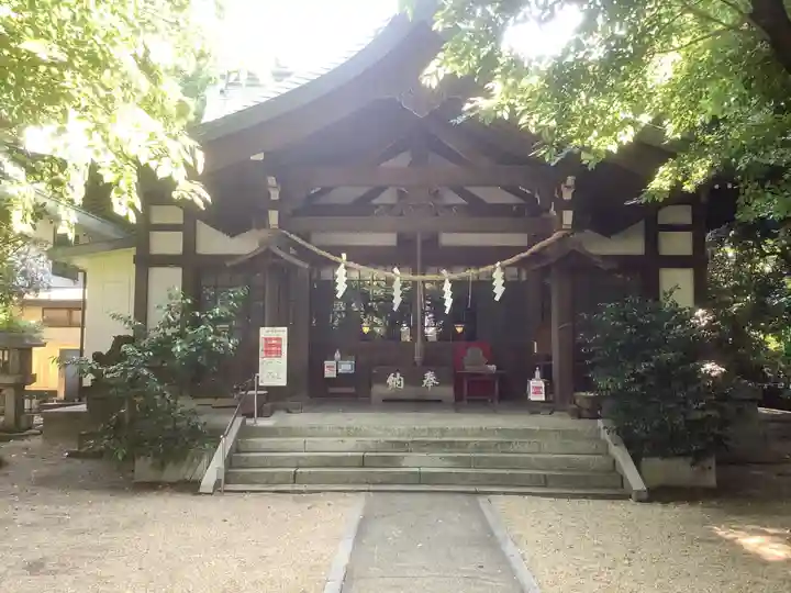 萱津神社の本殿・本堂