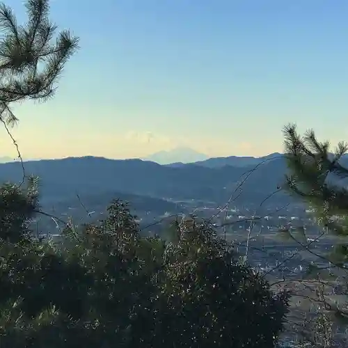 唐澤山神社の景色