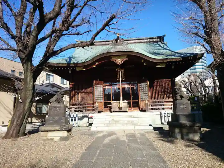 田端八幡神社の本殿・本堂