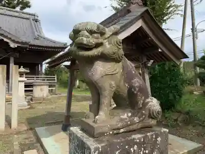 野里神社の狛犬