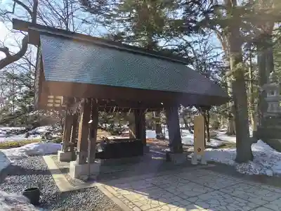帯廣神社の手水舎
