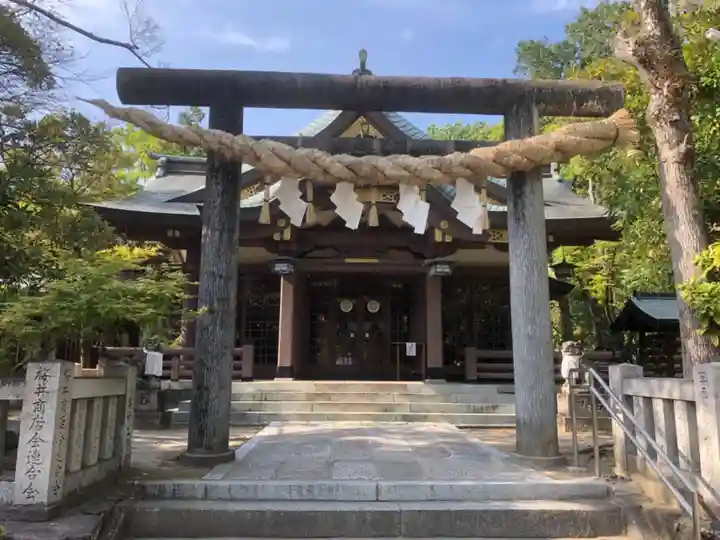 阿比太神社の本殿・本堂