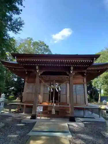 阿久津「田村神社」（郡山市阿久津町）旧社名：伊豆箱根三嶋三社の本殿・本堂