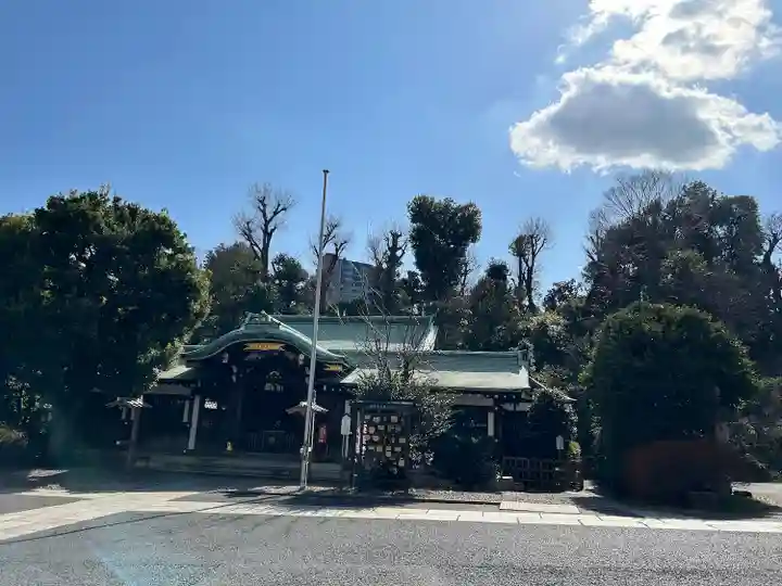 白金氷川神社の本殿・本堂