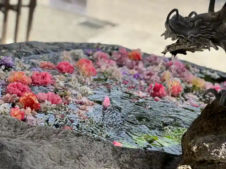 出雲大社相模分祠の手水舎