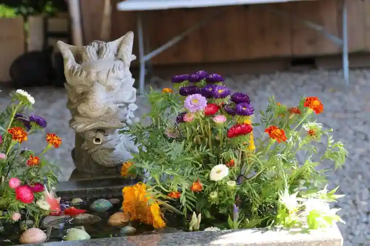 滑川神社 - 仕事と子どもの守り神の手水舎