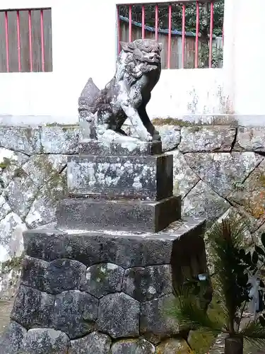 長瀬神社の狛犬