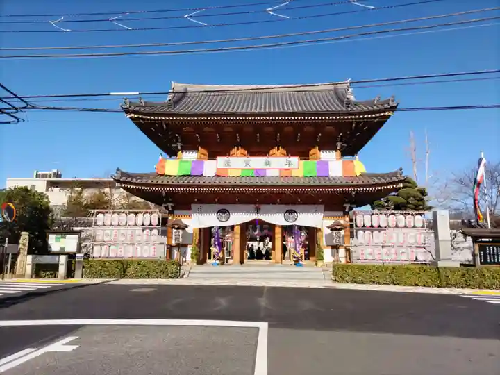 伝通院の山門・神門